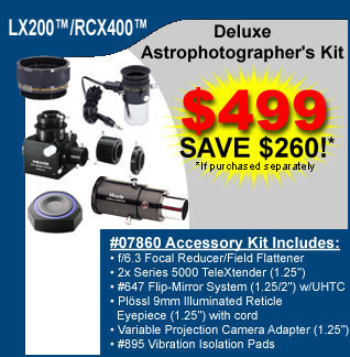 Deluxe Astrophotographer's Kit for LX200/RCX400